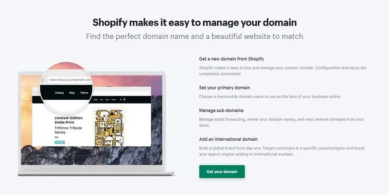 How to register your domain in Shopify from "Shopify Store Success in 10 Easy Steps" Article