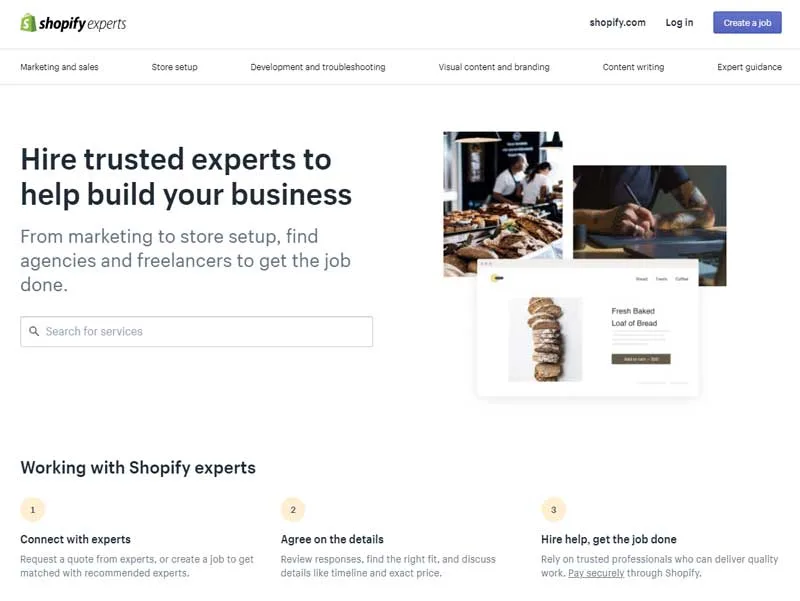 Hire Shopify Experts from "Shopify Store Success in 10 Easy Steps" Article