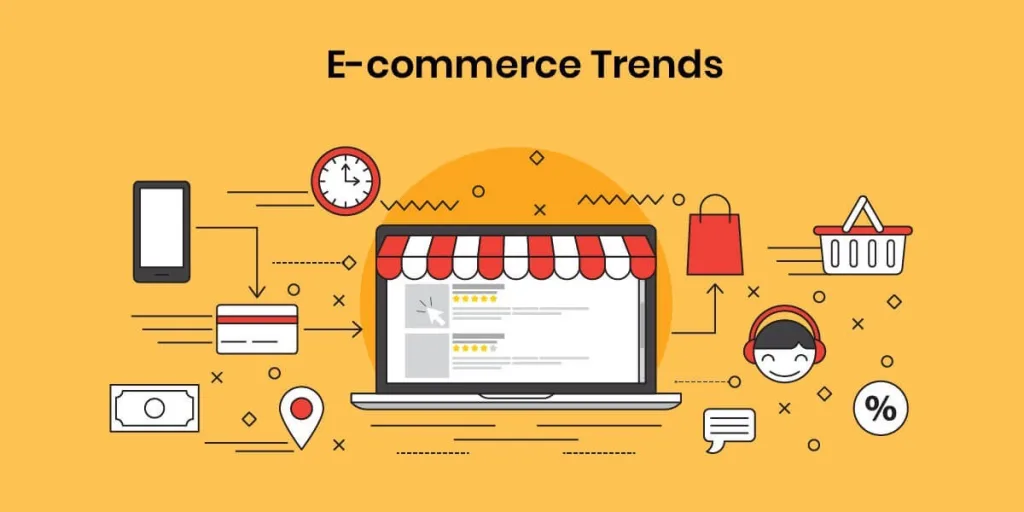 E-commerce Trends Image from "5 Main Differences Between Ecommerce and Marketplace" Article